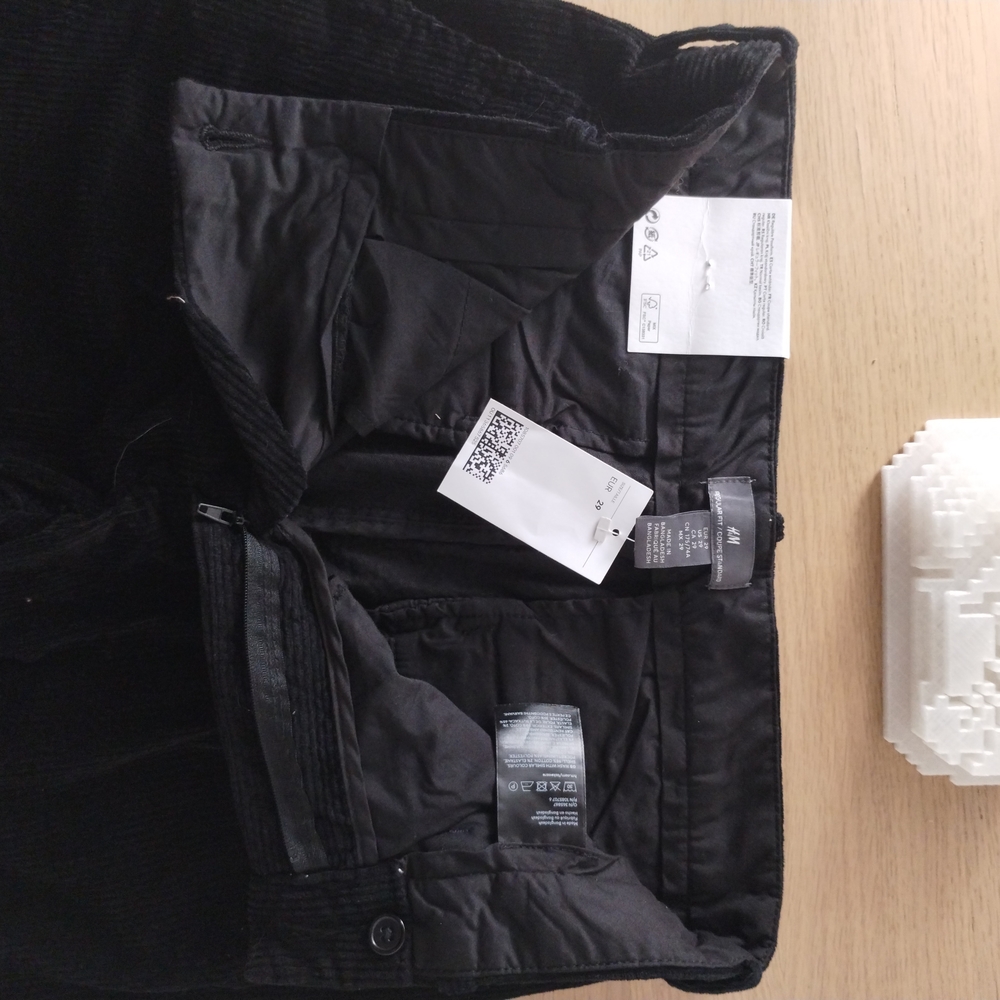 H&M Black Corduroy Pants